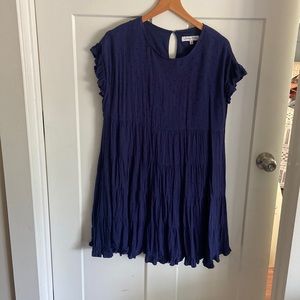 Francesca’s Collection navy blue shift dress